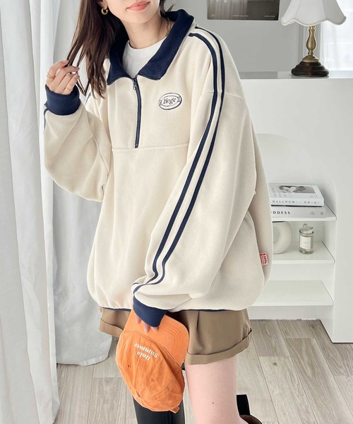 「Java」 スウェットカットソー SMALL グレイッシュベージュ レディース_画像9