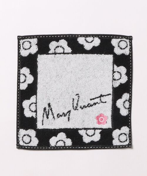 【極美品】マリークヮント デイジー刺繍 アンサンブル キルトデイジー刺繍 バネクチポーチ（ブラック） | MARY QUANT ONLINE