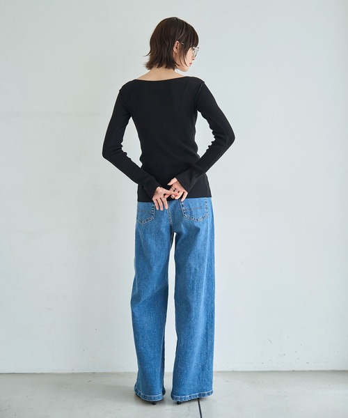 「meilmada」 ニットカーディガン FREE ブラウン レディース_画像9