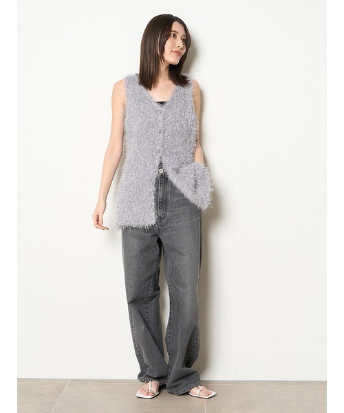 「MIESROHE」 デニムパンツ 0 ブルー レディース_画像4