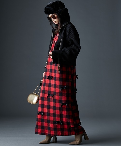 「GEVS.」 シャツワンピース L グレー レディース_画像3