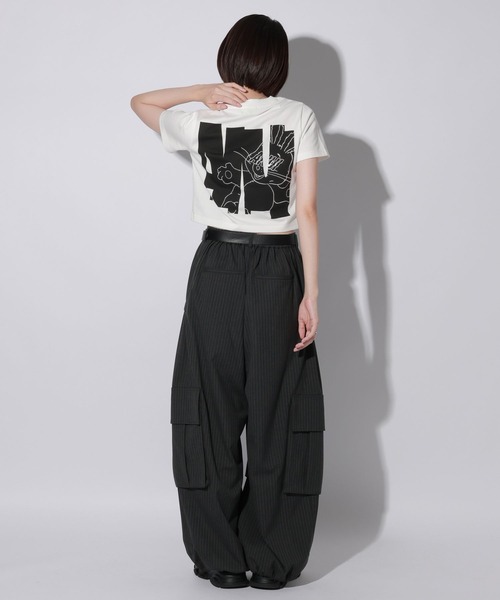 「Anui」 半袖Tシャツ LARGE オフホワイト レディース_画像7