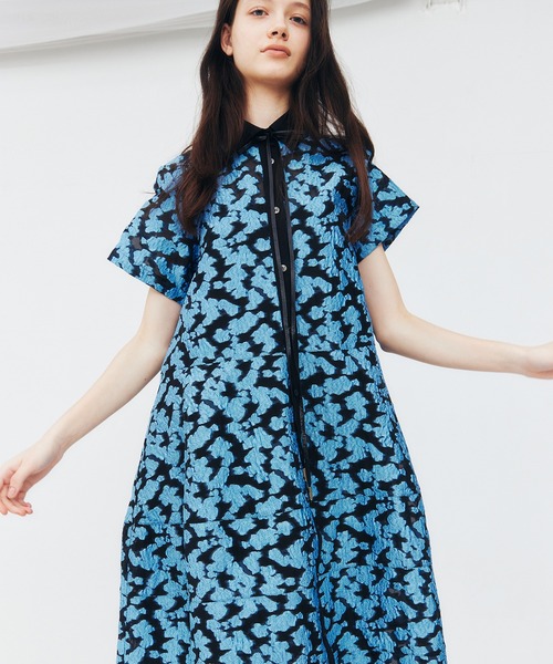 ワンピース シアージャカードドレス / Sheer Jacquard Dressの画像