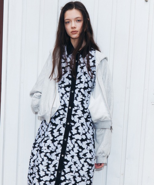 ワンピース シアージャカードドレス / Sheer Jacquard Dressの画像