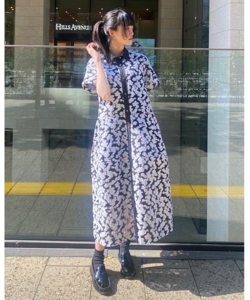 ワンピース シアージャカードドレス / Sheer Jacquard Dressの画像
