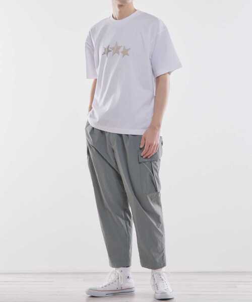 「CONVERSE TOKYO」 半袖シャツ SMALL ホワイト メンズ_画像3