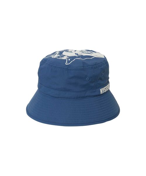 【美品】ヒステリックグラマー　ハット WOMAN ON SKULLワッペン バケットハット|HYSTERIC GLAMOUR MEN