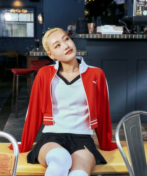 PUMA（プーマ） ジャージ ウィメンズ T7 ピケ リラックスド クロップド