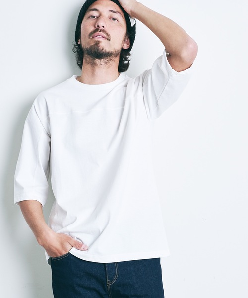 「Magine」 半袖Tシャツ 44 ホワイト メンズ_画像6