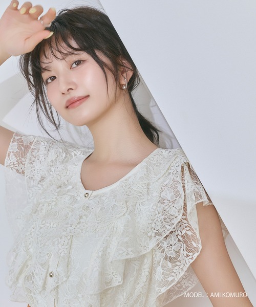 MISCH MASCH（ミッシュマッシュ） ブラウス シャツ 半袖 入学式 2026春