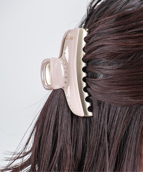 アレクサンドルドゥパリ ヘアクリップ l（色：ベージュ系）のおすすめ