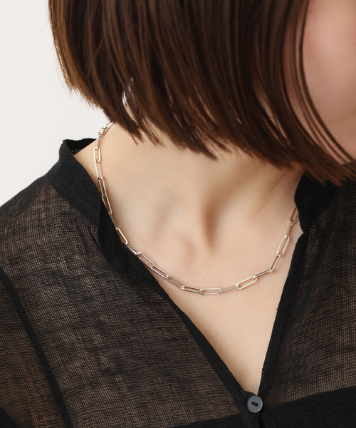 ネックレス 「SAMH by LILAS」アラメチェーン45cmネックレス SV レディースの画像