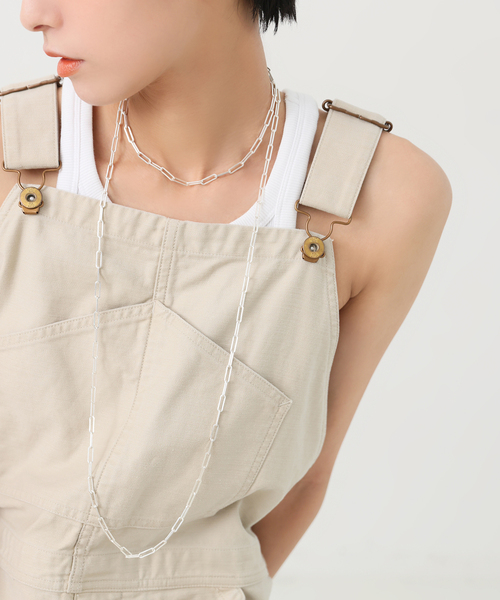 ネックレス 「SAMH by LILAS」アラメチェーン45cmネックレス SV レディースの画像
