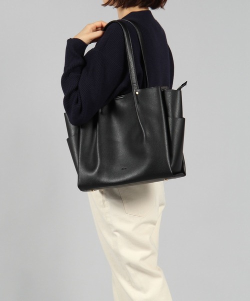 「Elura」 トートバッグ ONE SIZE ブラック レディース_画像3