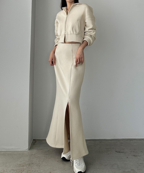 「Louere」 セットアップ LARGE ネイビー レディース_画像2