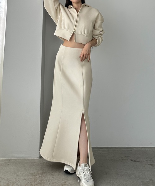 「Louere」 セットアップ LARGE ネイビー レディース_画像4