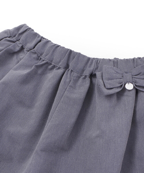 パンツ 「日本製」裾スカラップ刺しゅうショートパンツ(90〜140cm) キッズ 子供服 女の子の画像