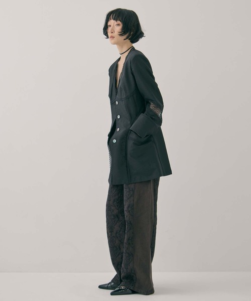 ワイドパンツ ジーンズ デニム デニムパンツ レディースの画像
