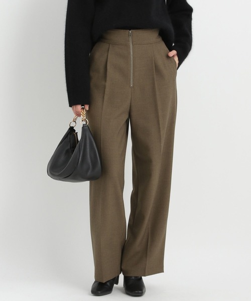 「Andemiu」 スラックス SMALL ブラウン レディース_画像9