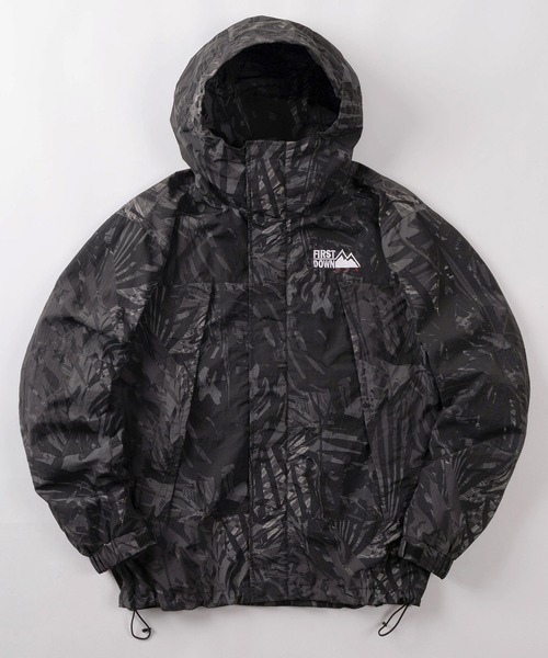 ［美品］2024購入 FIRST DOWN フード付き ダウン ブラック M FIRST DOWN（ファーストダウン） マウンテンパーカー M ブラック系