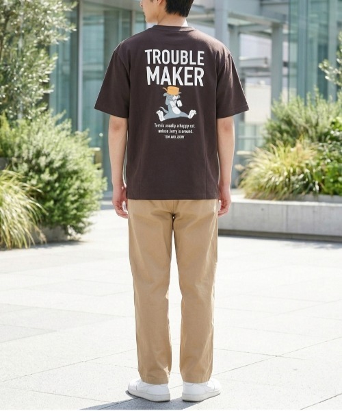 tシャツ 「TOM＆JERRY/トムとジェリー」キャラクター フロント＆バック
