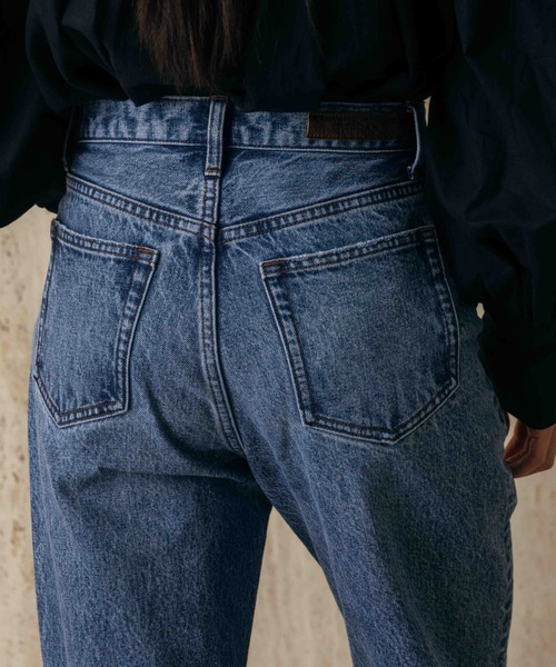 ワイドパンツ ジーンズ デニム デニムパンツ PAINTING JEANS/ペインティングジーンズ レディースの画像