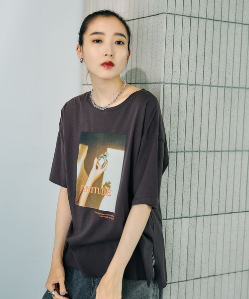 LEPSIM（レプシィム） tシャツ 半袖 アソートフォトプリントT 898359