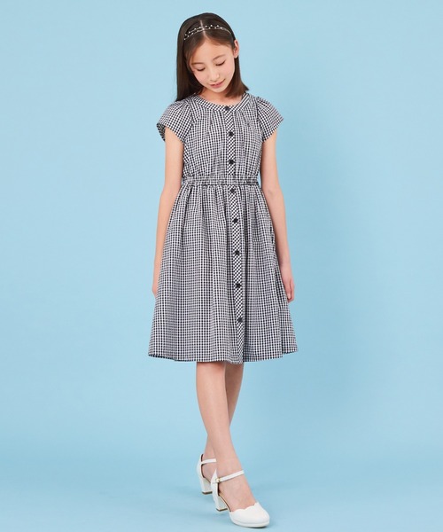 「CHOPIN」 「KIDS」半袖ワンピース 160cm ブラック キッズ_画像6
