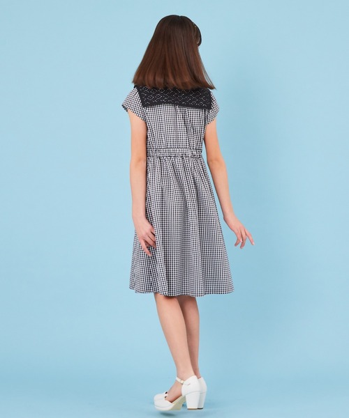 「CHOPIN」 「KIDS」半袖ワンピース 160cm ブラック キッズ_画像7
