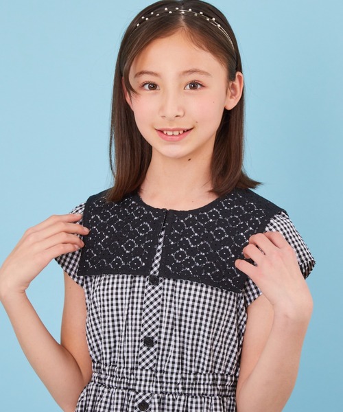 「CHOPIN」 「KIDS」半袖ワンピース 160cm ブラック キッズ_画像8