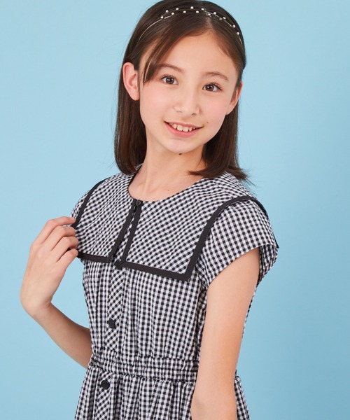 「CHOPIN」 「KIDS」半袖ワンピース 160cm ブラック キッズ_画像9