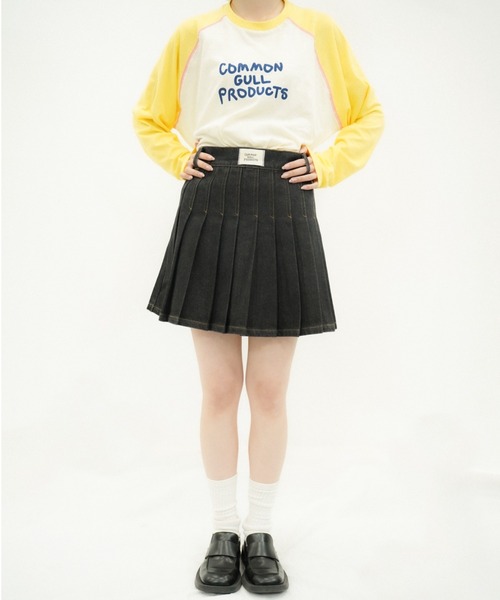 「common gull products.」 ミニスカート フリー インディゴブルー レディース_画像3