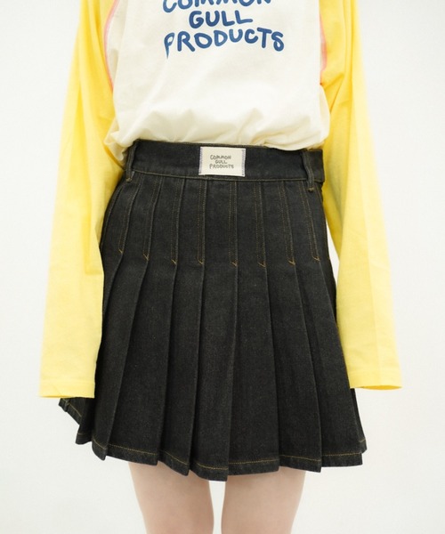 「common gull products.」 ミニスカート フリー インディゴブルー レディース_画像4