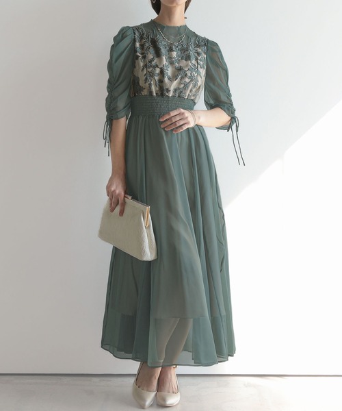 「Dorry Doll」 半袖ワンピース M ブラック レディース_画像6