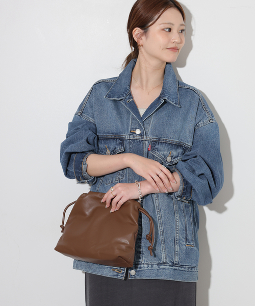 Levi's　WOMENS TRUCKER オーバーサイズデニムジャケット Levi's（リーバイス） デニムジャケット gジャン 「LEVI'S/リーバイス