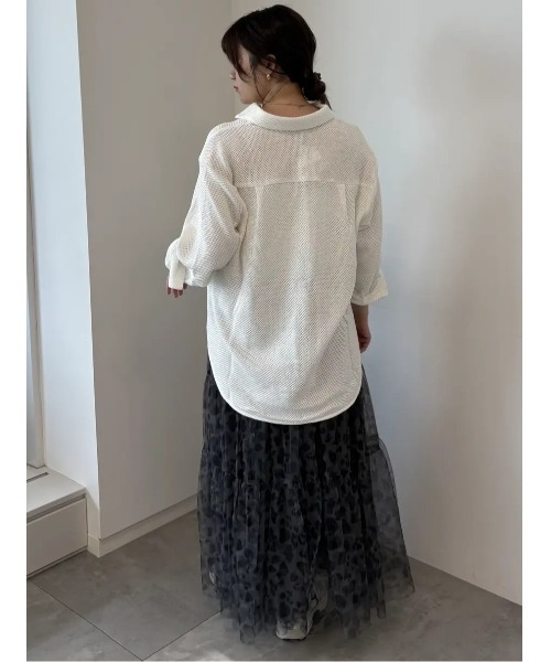 Te chichi（テチチ） ブラウス シャツ レースメッシュブラウス 