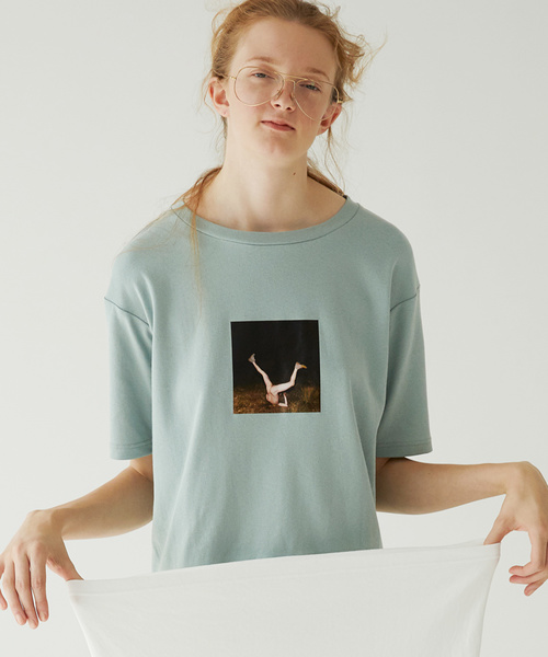 tシャツ PEIEN ペイエン / グラフィックプリントTシャツ レディース