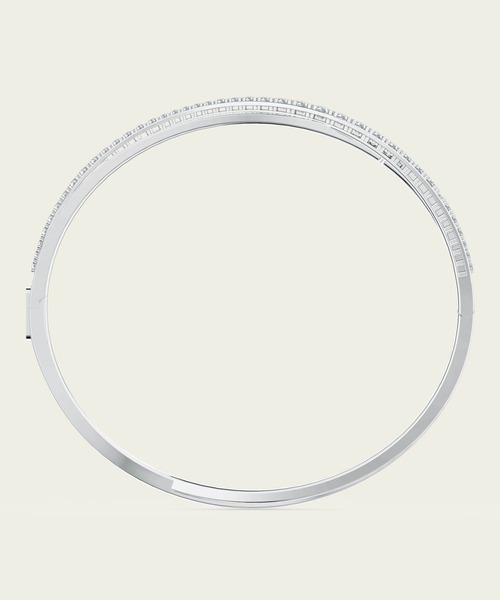 スワロフスキー Hyperbola バングル ブレスレット (即購入⭕️) Hyperbola バングル, インフィニティ, ホワイト, ロジウム