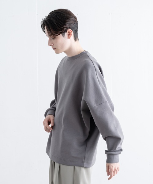 【超希少】期間限定お値下げ中 Creek グレー クルーネック トレーナー M EDDEN ELLEN（エデンエレン） トレーナー スウェット 「EDDEN ELLEN