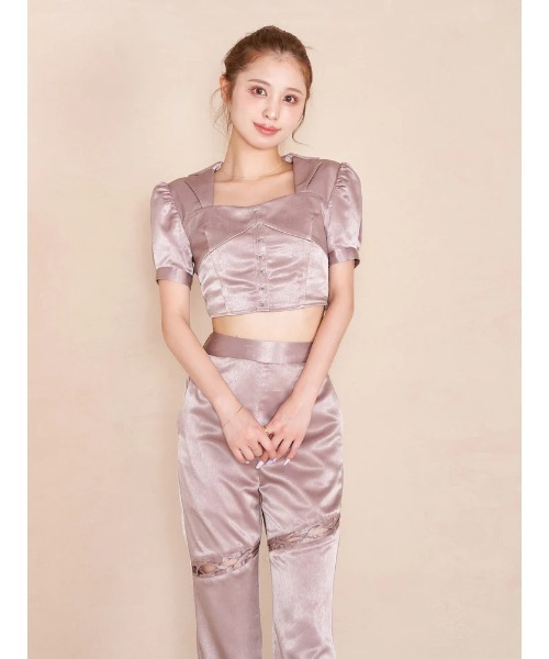 Darich（ダーリッチ） tシャツ 半袖 ジャケットモチーフコルセット