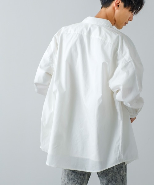 21aw 美品 ブロード オーバーサイズレギュラーカラーシャツ白 21aw 美品 ブロード オーバーサイズレギュラーカラーシャツ白