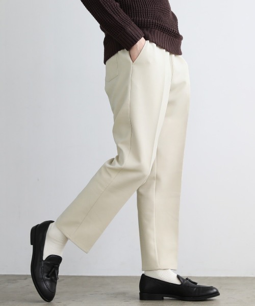 15万★アルマーニ【ヴァージンウール100%】ミルクティー★スラックス パンツ LIL VENDARS（リルヴェンダース） スラックス Buyer's Select