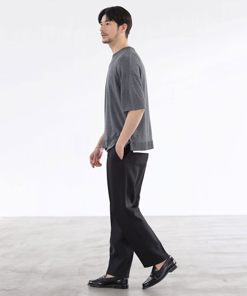 SPU（スプ） スラックス リラクシングシルエットセンタープレス