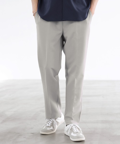 SPU（スプ） スラックス リラクシングシルエットセンタープレス