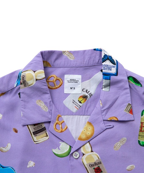 シャツ ブラウス L/S OPEN COLLAR ALOHA SHIRT ”ROGERS L/S OPEN COLLAR ALOHA SHIRT BEDWIN THE HEARTBREAKERS，ベドウィン アンド