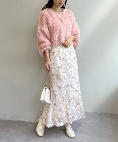 one after another NICE CLAUP カーディガン ふわモテあざと/フェザー