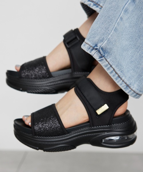 エアクッションサンダル CLEL】Air Cushion High Sole Sandal/エアークッション ハイ