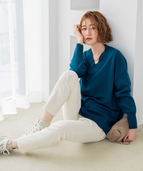 mia です★ 23区DENIM ベルベットストレッチ スキニーパンツ 洗える】23区DENIM ベルベットストレッチ スキニーパンツ | 23区
