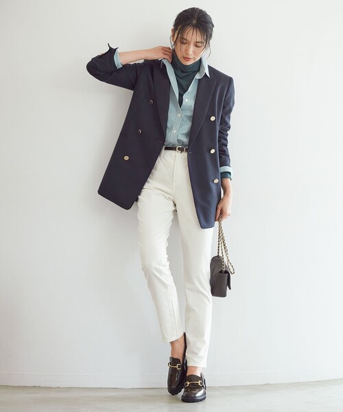 mia です★ 23区DENIM ベルベットストレッチ スキニーパンツ 洗える】23区DENIM ベルベットストレッチ スキニーパンツ / 23区