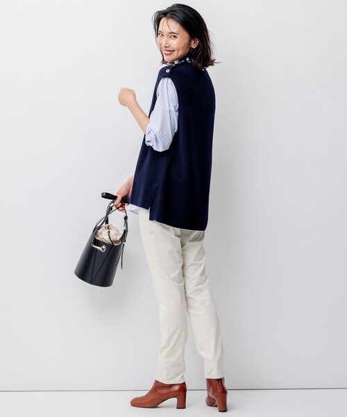 mia です★ 23区DENIM ベルベットストレッチ スキニーパンツ 洗える】23区DENIM ベルベットストレッチ スキニーパンツ / 23区
